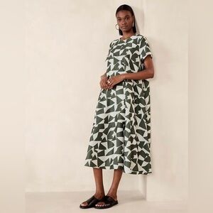 XXL Banana Republic Aurelia Geometric Dress